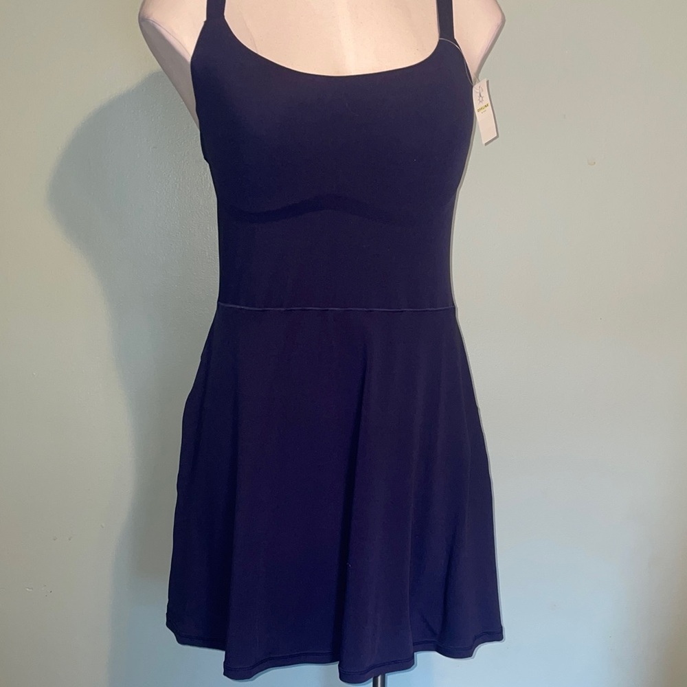 Elegant Navy Sleeveless Dress